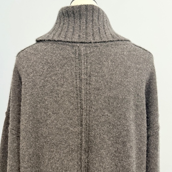 Sundance SONJA CASHMERE DRESS charcoal Size XL - Picture 5 of 9